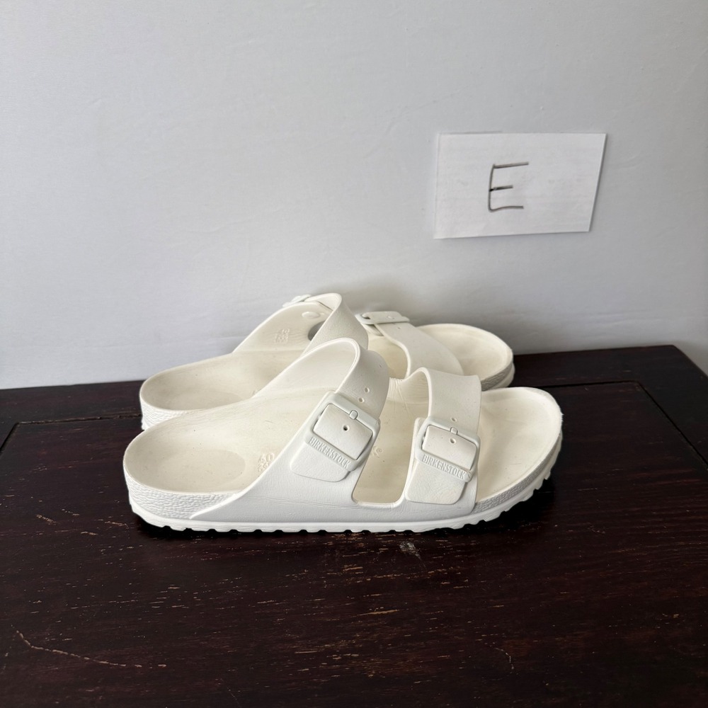 Birkenstock Sandals Arizona EVA Waterproof White Size 40 M7 W9